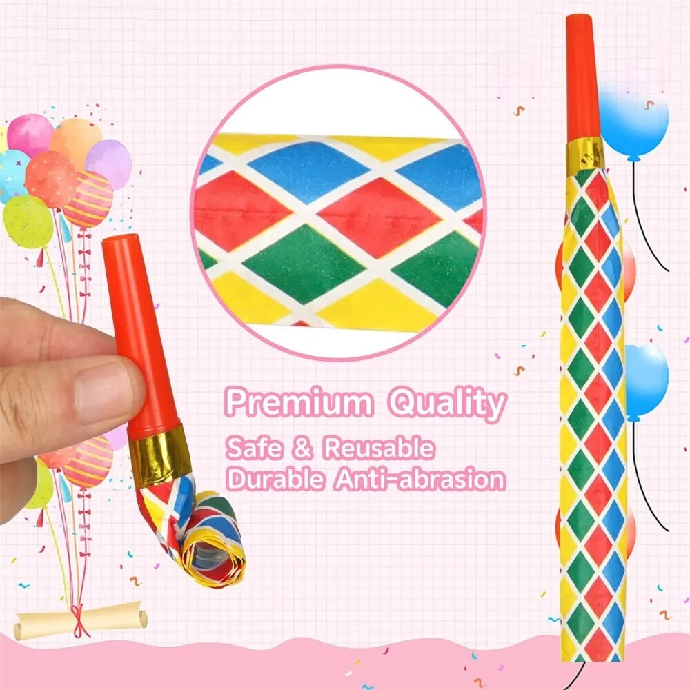 Colorful Dragon WhistlesFun Party Favors For Kids Birthday Gift Toy 3