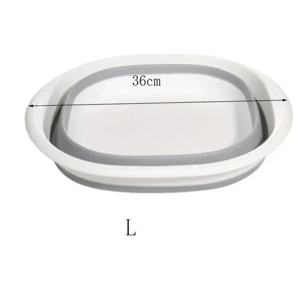 Portable Foldable Plastic Wash Basin Large Capacity For Adults Babies Versatile Bathroom Kitche 7