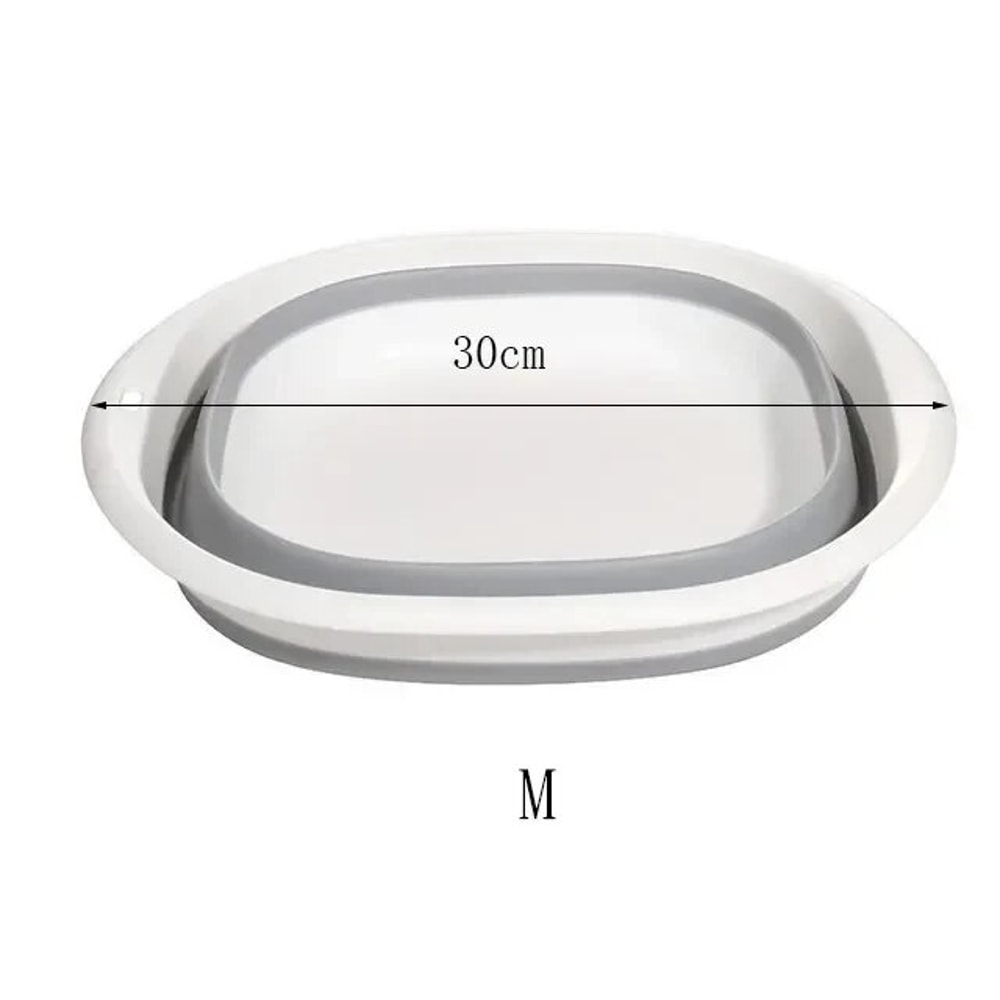 Portable Foldable Plastic Wash Basin Large Capacity For Adults Babies Versatile Bathroom Kitche 6