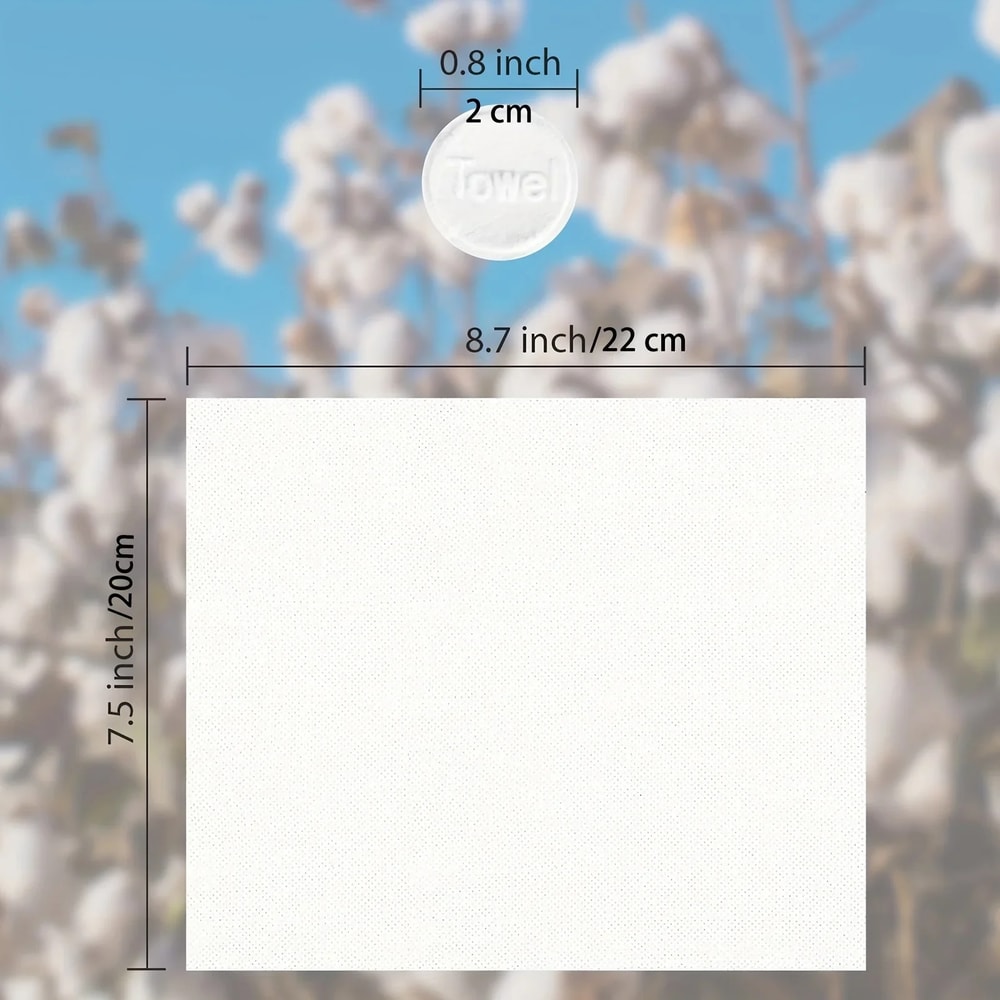 Portable Compressed Towels For Face Cleaning Makeup Removal Soft NonWoven Wipes 5