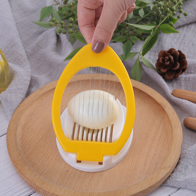 Stainless Steel MultiPurpose Egg Cutter Creative Egg Slicer Divider For Easy Kitchen Use 2