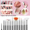 Fine Detail Paint Brush Set For Acrylic Watercolor Oil Model Art 0