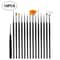 Fine Detail Paint Brush Set For Acrylic Watercolor Oil Model Art 4
