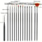 Fine Detail Paint Brush Set For Acrylic Watercolor Oil Model Art 2