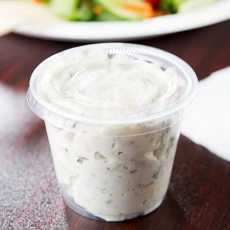 Disposable Plastic Cups With Lids Pack Perfect For Ice Cream Drinks Soups And More 3