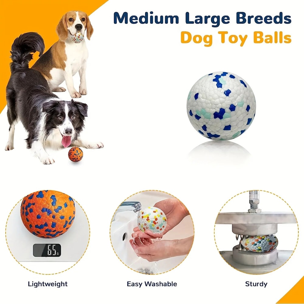 Durable Interactive Dog Toy Teeth Grinding Chew Ball For Dogs Pet Toy Accessory 1