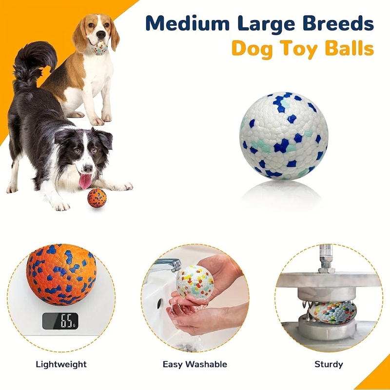 Durable Interactive Dog Toy Teeth Grinding Chew Ball For Dogs Pet Toy Accessory 1