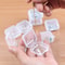 Mini Clear Plastic Storage Box Jewelry Storage Case Transparent Storage Organizer Portable Multif 2