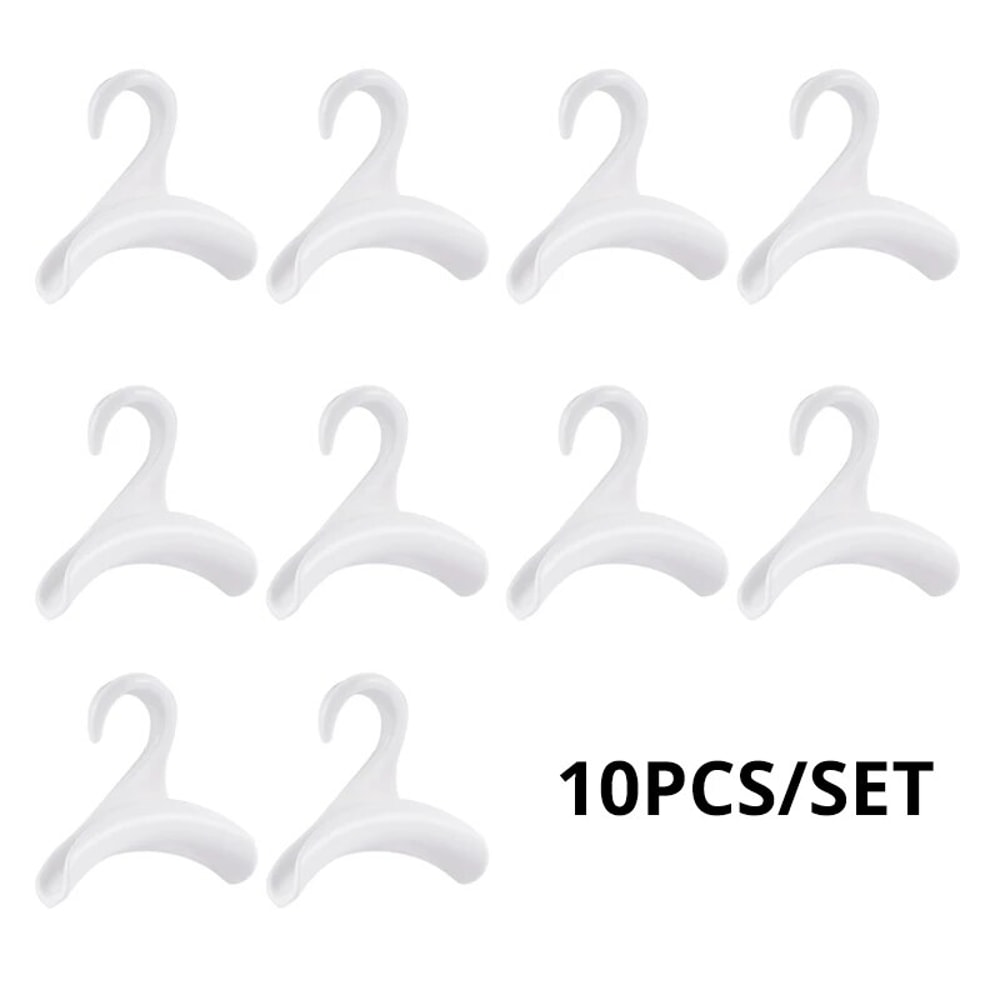 Widen Plastics Hanger Connection Hook Stackable Space Saving Storage Rack For Bags Hats And Accesso 5