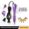 Purple Hotfix Rhinestone Applicator Fast Heating Ironon Wand With Precision Tips 1