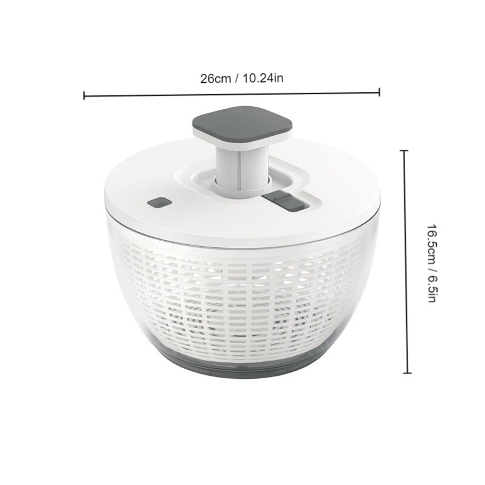 Press Type Vegetable Dehydrator Fruit Dryer Salad Spinner Kitchen Accessories EcoFriendly Easy To 5