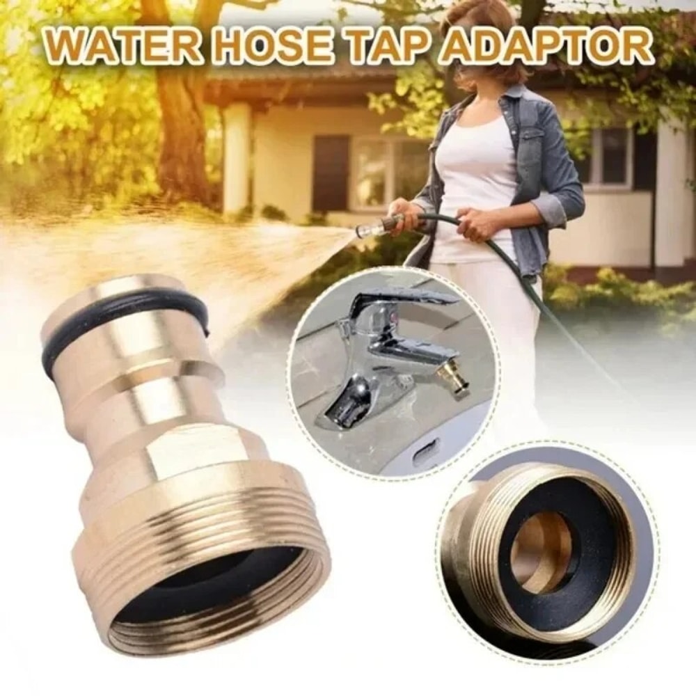 Universal Brass Faucet Adapter Premium Watering Garden Hose Connector For Mixer Tap Basin Faucet 1