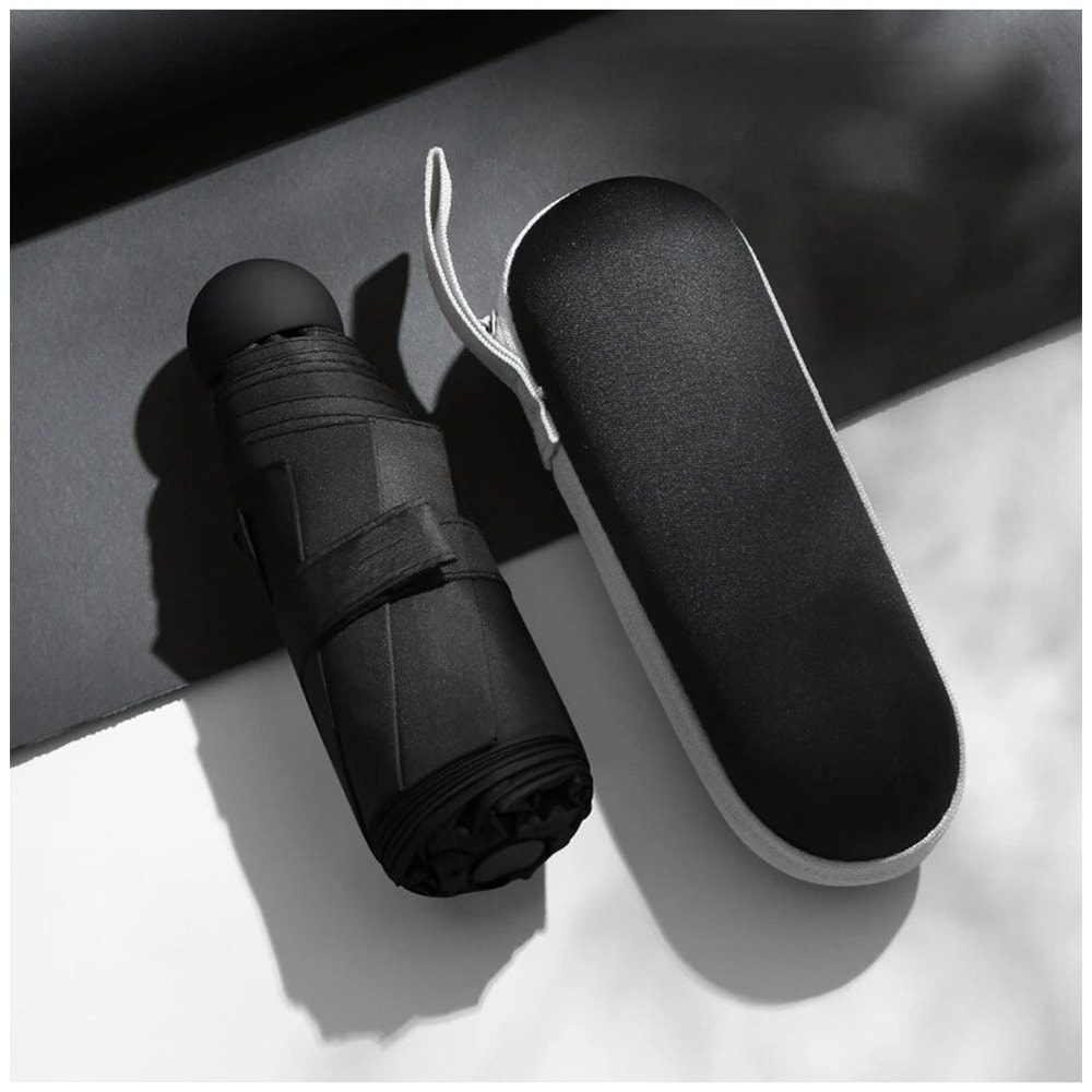 Capsule Umbrella Compact Portable DualUse Sun Rain Protection For Women 0