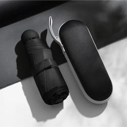 capsule umbrella: compact & portable dual-use sun & rain protection for women
