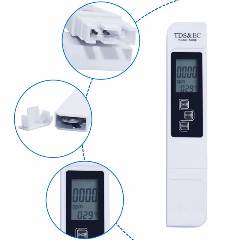 TDS Meter Handheld Digital Water Tester High Precision For Tap And Purified Water Quality 3