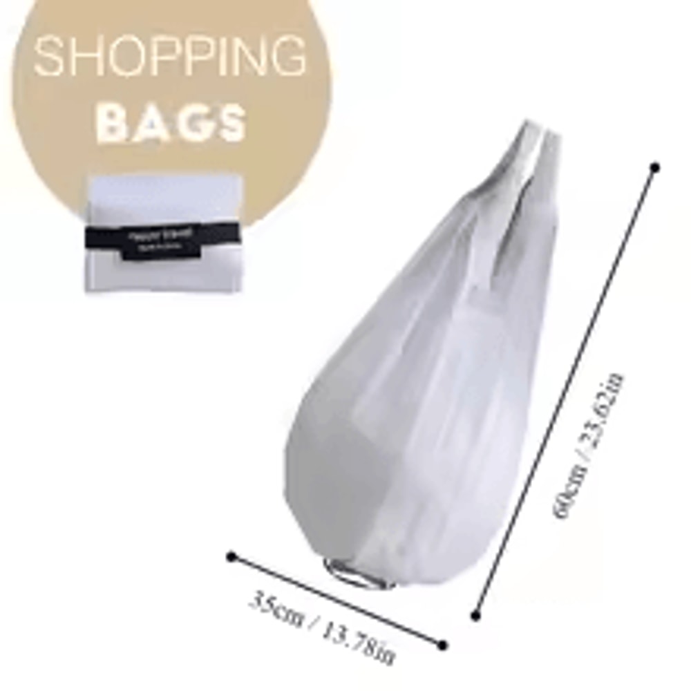 EcoFriendly Folding Shopping Bag Large Capacity Ultra Lightweight With Handy Hanging Buckle 4