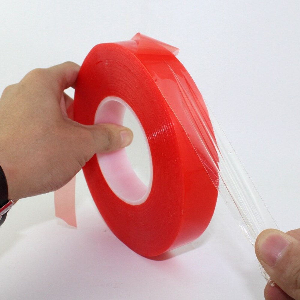 UltraThin Transparent Red DoubleSided Tape With HighTemperature Resistance And Strong Adhesion Wat 1