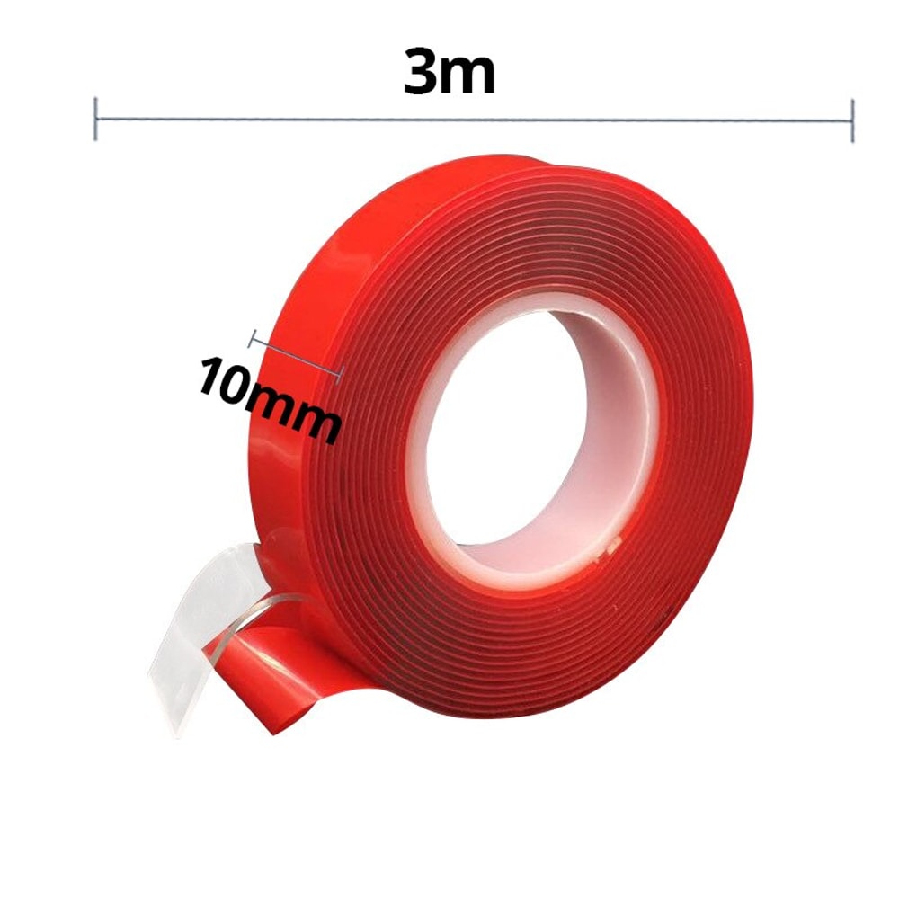 UltraThin Transparent Red DoubleSided Tape With HighTemperature Resistance And Strong Adhesion Wat 5