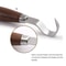 Woodworking Carving Knife Set For DIY Projects Durable Curved Wood Scraper With Black Walnut Handl 2