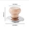 Solid Wood Lid Handle Stainless Steel Pot Twist Cap AntiScalding Round Wooden Handle For Kitchenwa 4