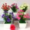 Artificial Bonsai Flower Plant In Pot Small Fake Plants For Home Office Or Garden Decor 0