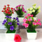 Artificial Bonsai Flower Plant In Pot Small Fake Plants For Home Office Or Garden Decor 0