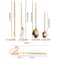 Golden Stainless Steel Cutlery Set Knife Fork Spoon And Teaspoon For Elegant Dining 3