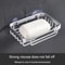 Wall Mounted Aluminum Soap Rack Multipurpose Soap Storage With Draining Mesh For Kitchen Bathroom 2
