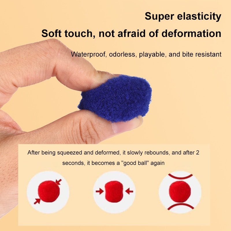 Interactive Cat Toy Gun With Plush Ball Silent Shooting Game For Pets 2