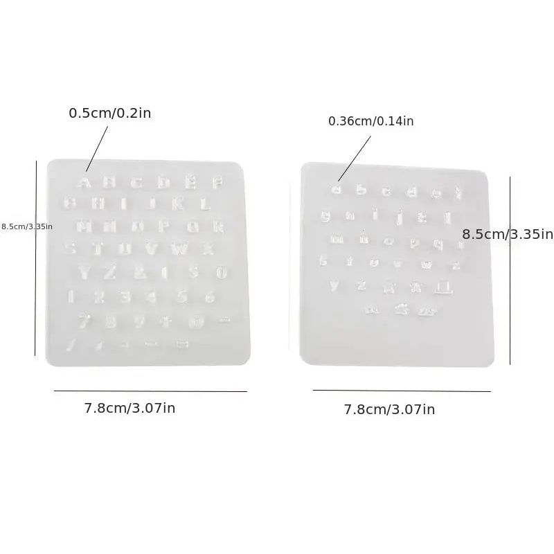 DIY Leather Carving Tool Set Movable Copper Letter Punch For Transparent Leather Printing 4