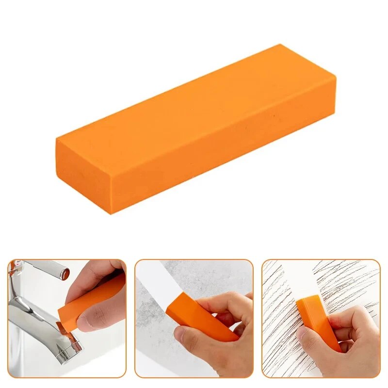 Easy Limescale Eraser Rubber Efficient Kitchen Bathroom Rust Stain Remover 0