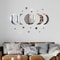 Acrylic Star Moon Shape Wall Stickers For Living Room And Bedroom Decor 0