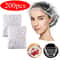 Disposable Shower Cap For Extension Hair Care Clear Waterproof Elastic Mesh Bath Hat For Beauty Us 5