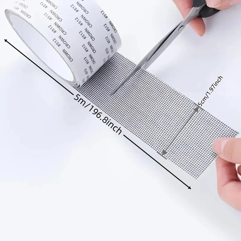 Window Screen Repair Tape SelfAdhesive Mesh Patch For Insect Mosquito Protection Quick Fix For Br 4