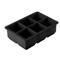 Silicone Ice Cube Tray With Lid Reusable Diamond Whiskey Molds For Freezer 6