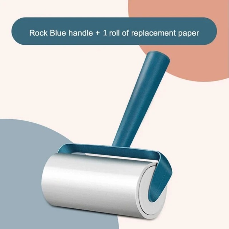 Effortless Pet Hair Remover Roller Brush Tearable Sticky Paper Cleaning Tool For Clothes Furniture 4