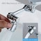Rotating Faucet Extender With Swivel Arm Universal 1080 Extension For Bathroom Sink 0