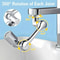 Rotating Faucet Extender With Swivel Arm Universal 1080 Extension For Bathroom Sink 2
