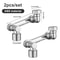 Rotating Faucet Extender With Swivel Arm Universal 1080 Extension For Bathroom Sink 5