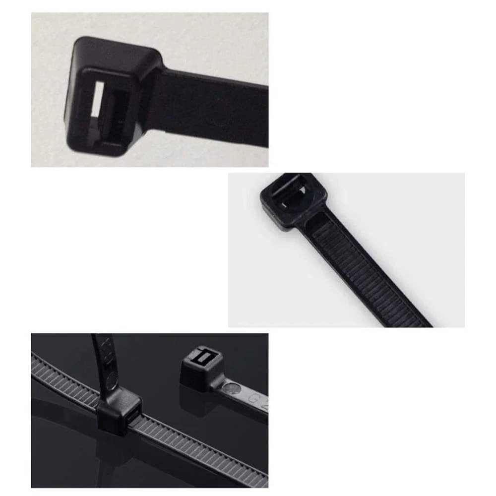 Reusable Cable Ties Fastening Rings Multifunctional AntiCorrosion Zipper Ties For Easy Cable Manag 1