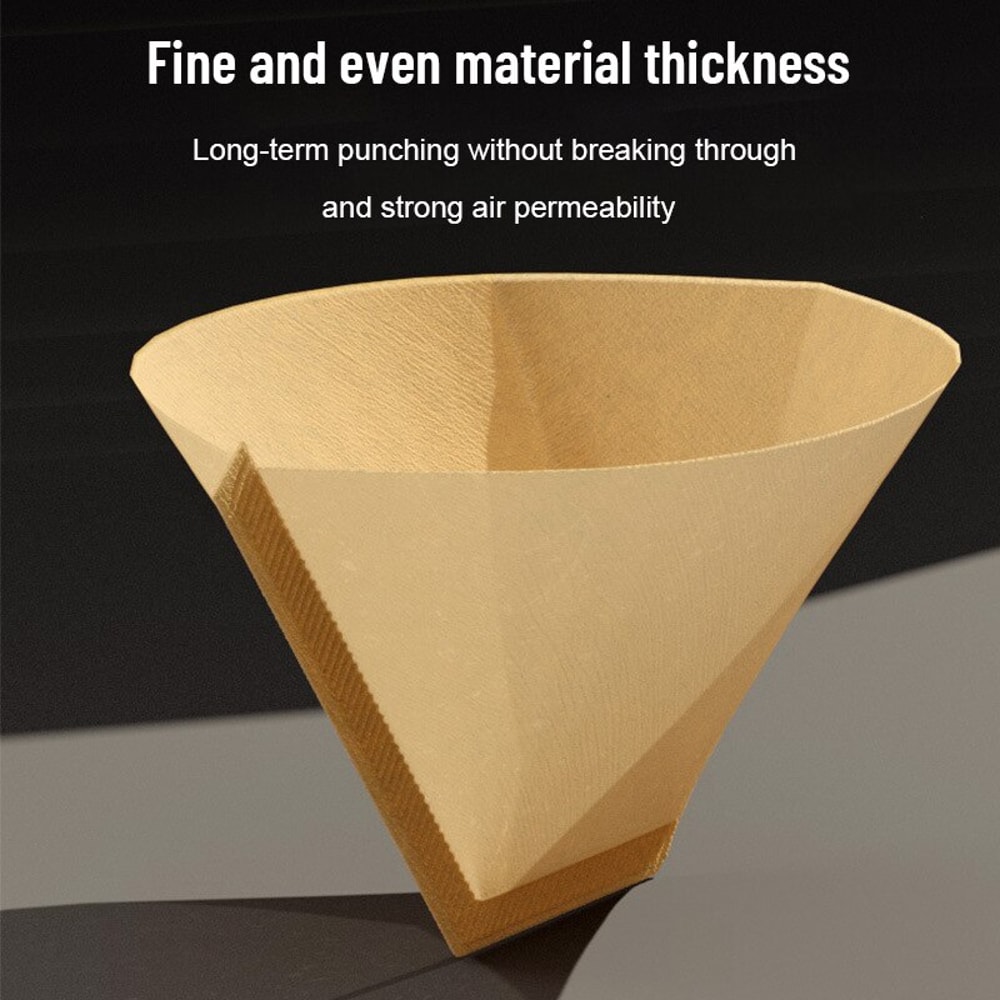 Premium Brown Coffee Filter Paper For Hand Brewed American Coffee Machines 1