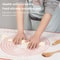 RedBlack Silicone Pastry Pad NonSlip HeatResistant Dough Making Mat For Pastry And Pasta 1