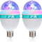 Rotating RGB Disco Light Bulb LED Party Lamp For Birthdays Halloween Christmas More 2