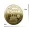 Bitcoin Commemorative Medal Gold Plated Virtual Coin For Cryptocurrency Enthusiasts Collectible Gi 2