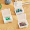 Small SemiTransparent Plastic Card Storage Box Matte FlipTop Jewelry Organizer 0