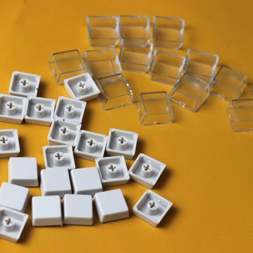 Transparent DoubleLayer Keycaps For Custom Keyboards MX Switch Protection 4