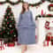 Soft Coral Velvet Warm Winter Nightgown For Women Long Sleeve Flannel Sleepwear 3