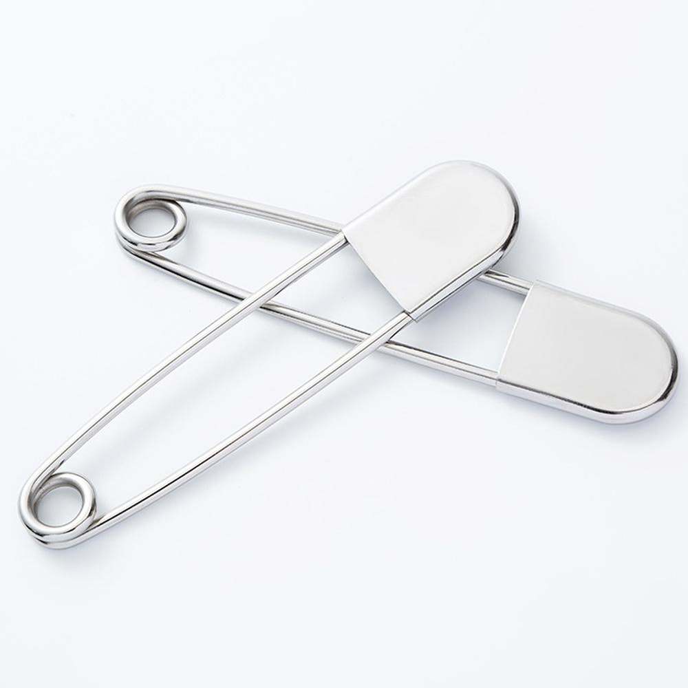 Large Stainless Steel Safety Pin Durable RustResistant DIY Sewing Tool For Fixing Files 2