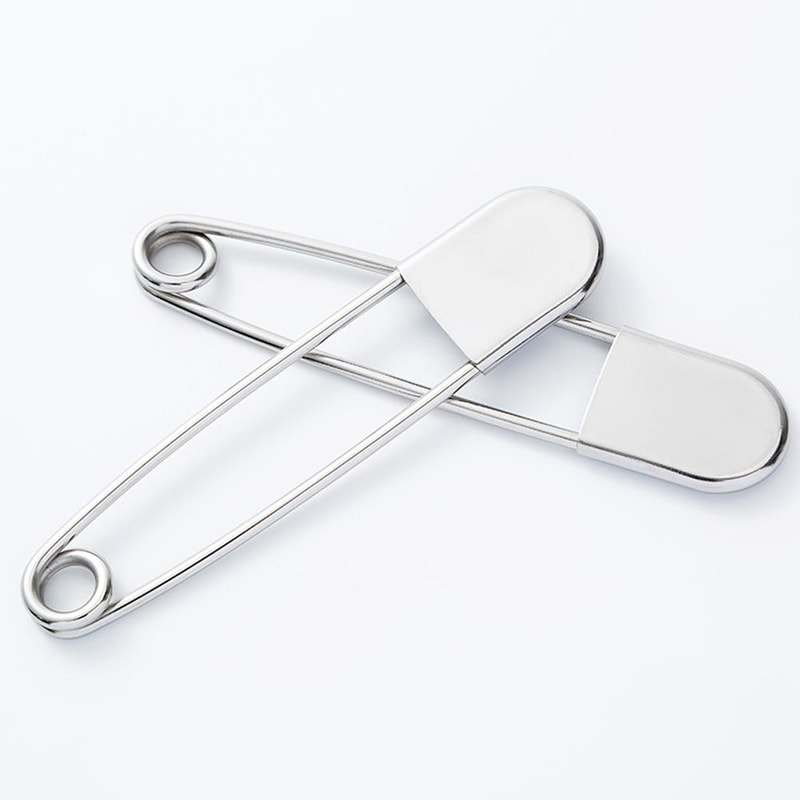 Large Stainless Steel Safety Pin Durable RustResistant DIY Sewing Tool For Fixing Files 2