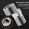Professional Adjustable Faucet Adapter For Kitchen Bathroom Stainless Steel Angled Faucet Connect 3